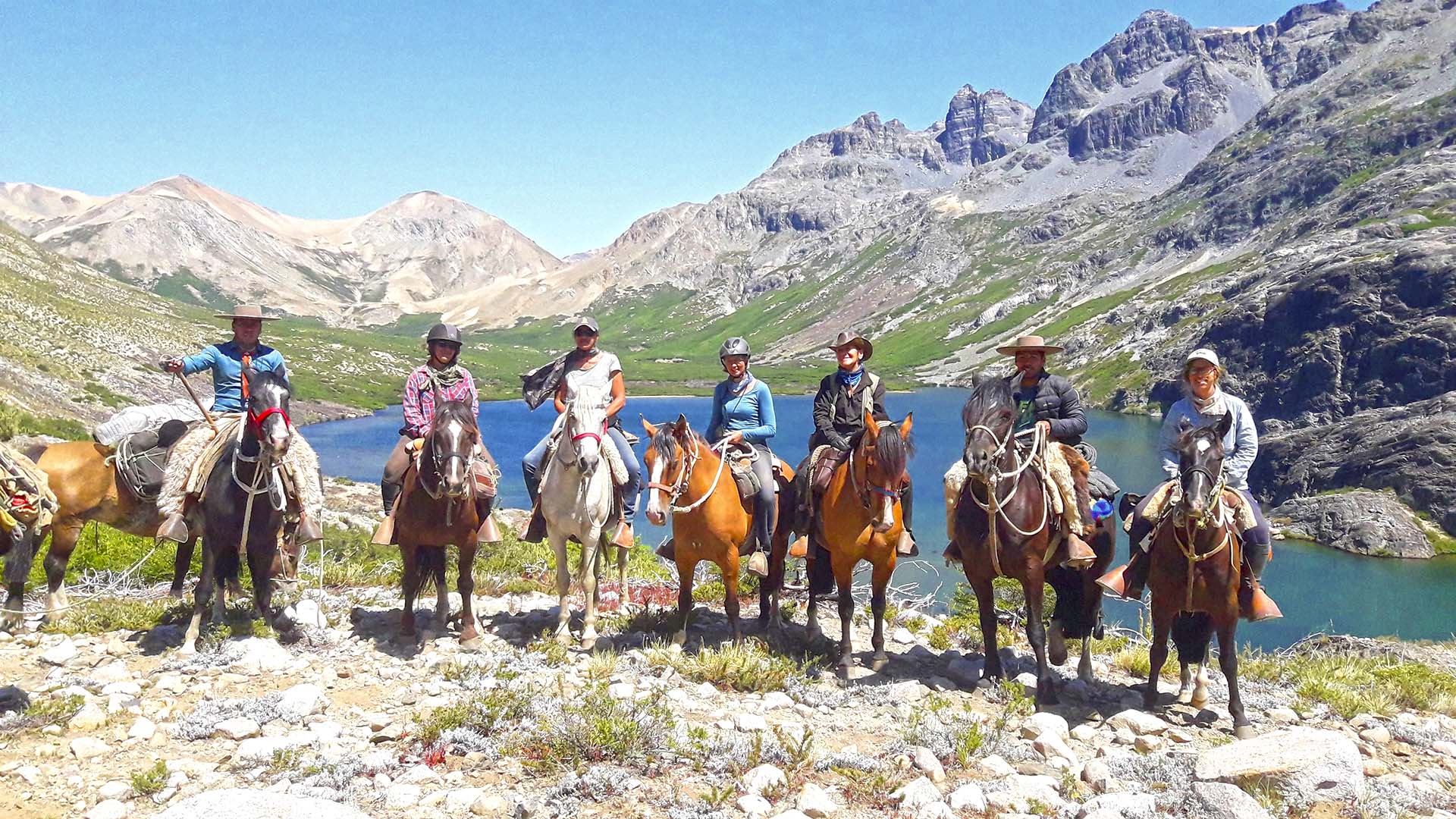 cabalgatas en la laguna achibueno